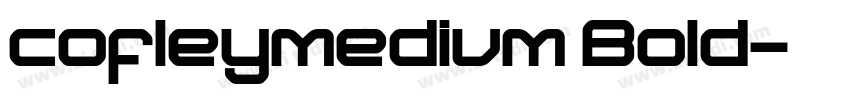 cofleymedium Bold字体转换